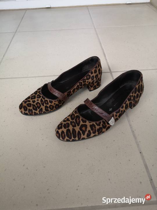 GUIDO SGARIGLIA buty włoskie damskie panterka Balerinki Warszawa sprzedam