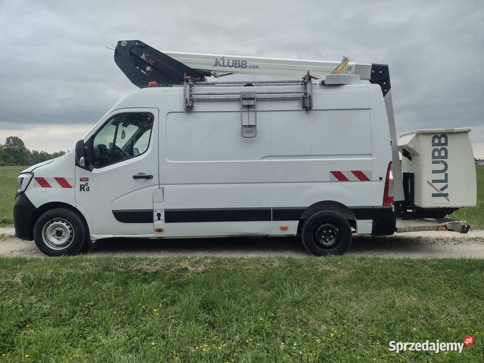 Renault master podnośnik koszowy zwyżka 125 m 90000km sprzedam