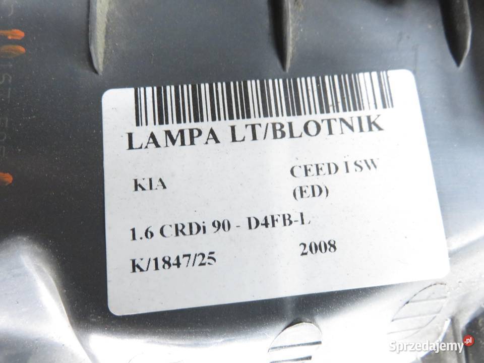 LAMPA LEWA TYLNA KIA CEED I SW ED 167585 Motoryzacja