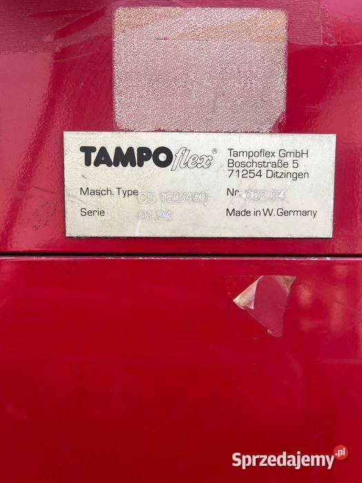 Tamponiarka Tampoflex Jumbo 150400 sprzedam