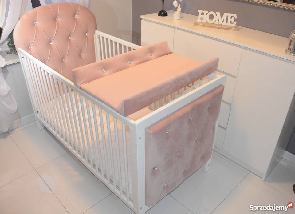 Łóżeczko 140x70 Kryształki Glamour Nowe sprzedam