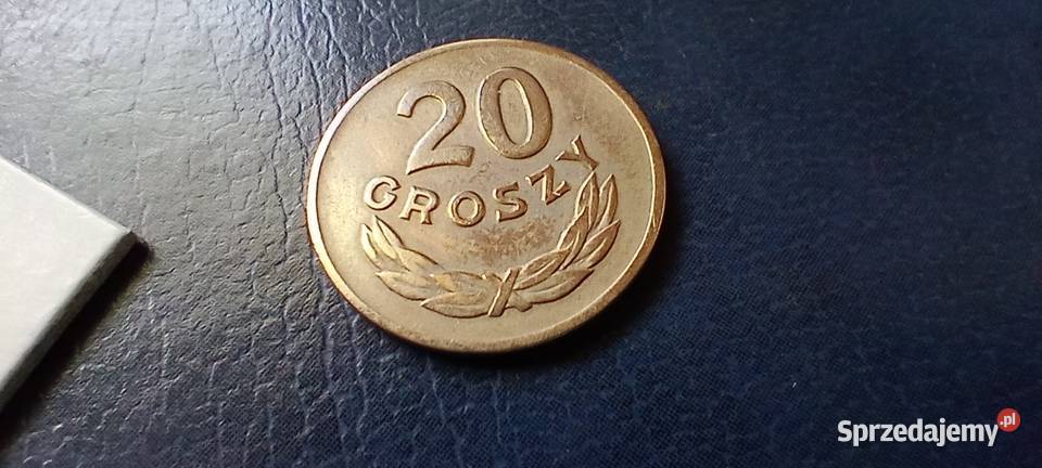 Stare monety 20 groszy 1949 MN piękna PRL Polska podkarpackie