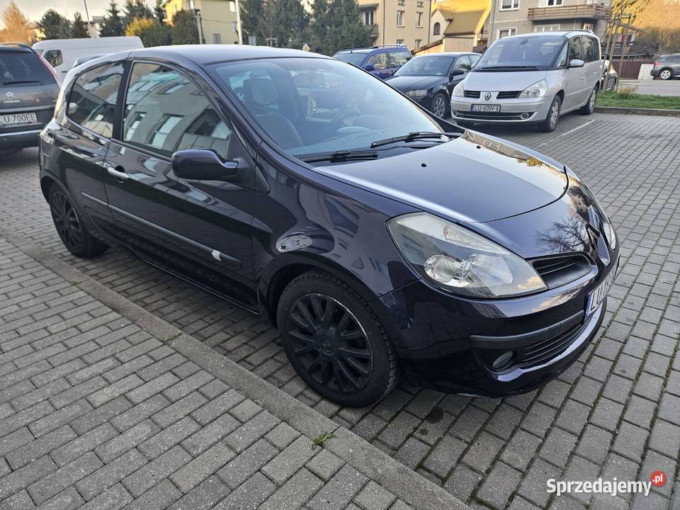 Renault Clio III 16 2007 klimatyzacja opony manualna Lublin