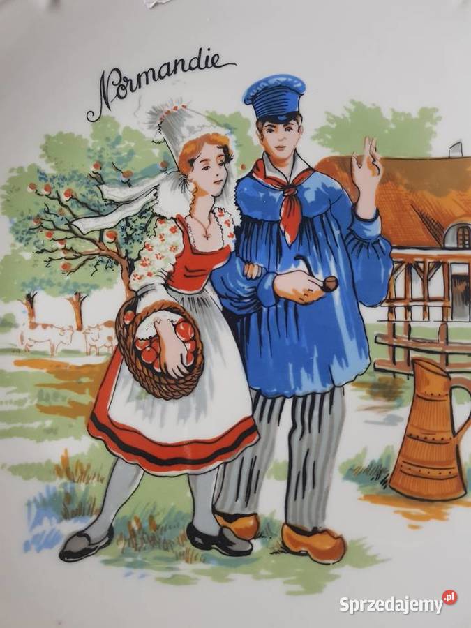 Talerz ozdobny Ceramika i szkło Wola Podłężna