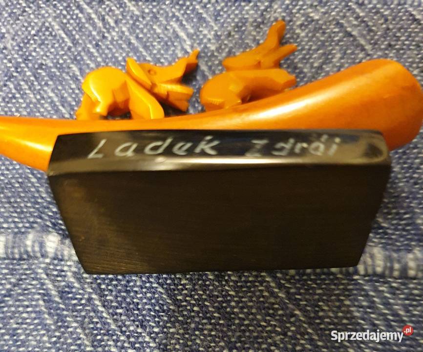 Mała figurka SŁONIKI ebonit designerskie z Lublin