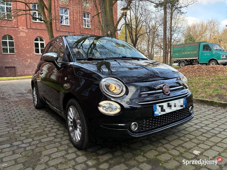 Fiat 500 szklany dach felga alu stan perfekcyjny nieuszkodzony Rybnik