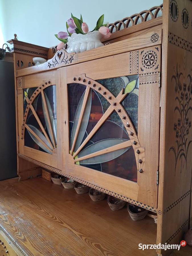 Kredens Zakopiański kuchenny antyk Zakopane Wilkszyn sprzedam