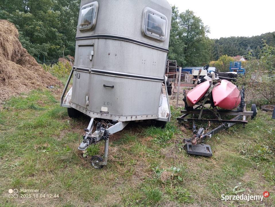 Przyczepka podwozie do transportu materiałów 1