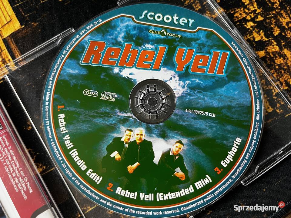 Scooter Rebel Yell Happy Hardcore Hard Trance Błażejowice sprzedam