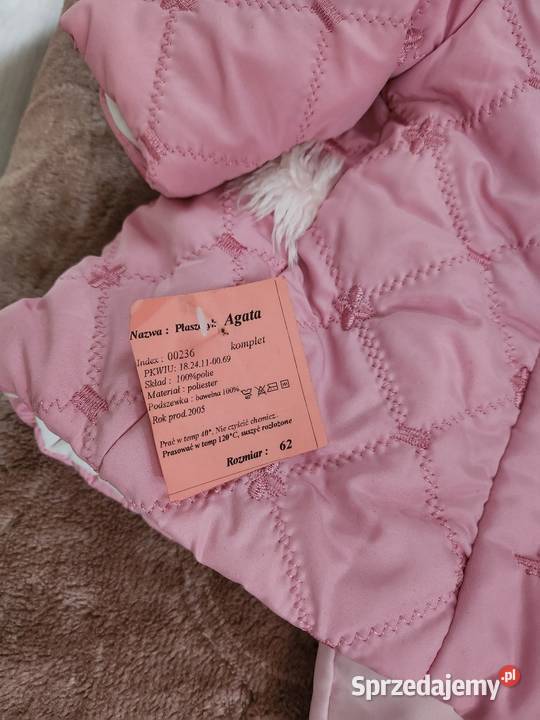 Komplecik niemowlęcy dziewczynki 6268 Rozmiar 62 Komplety i zestawy Włosień