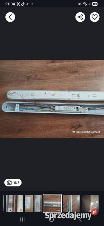 Lampa LED przemysłowa IP66 60W 6000lm 150 hala