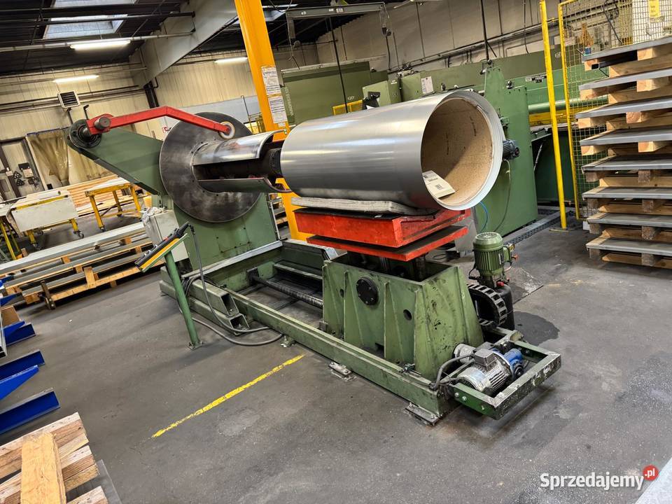 Linia do cięcia poprzecznego blach blachy Linia Sadki