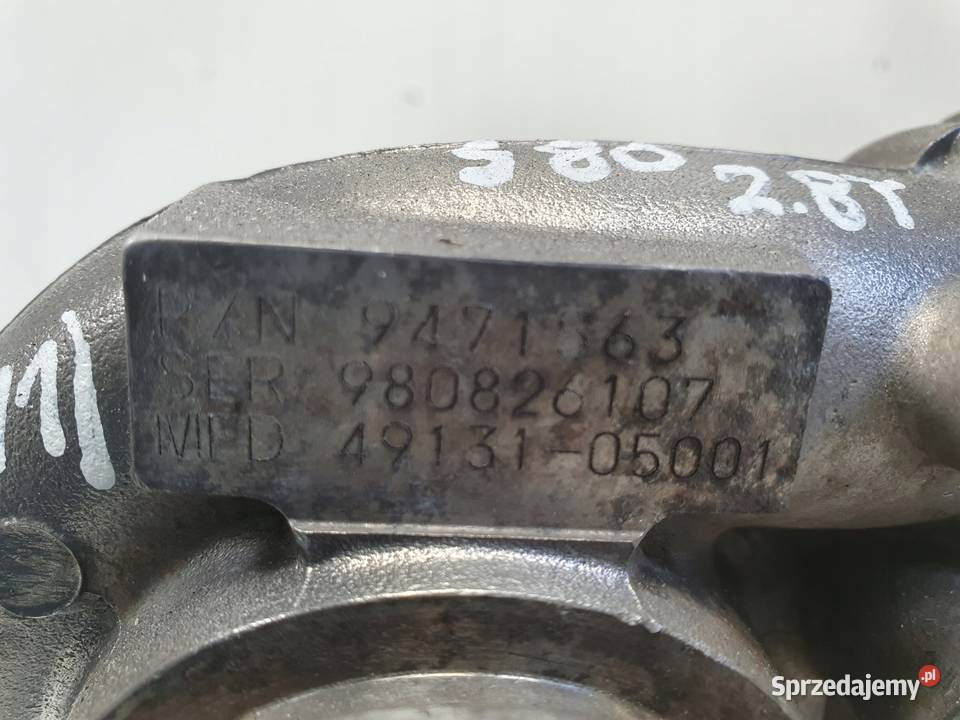Volvo S80 28 T6 TURBOSPRĘŻARKA turbo 9471563 Turbosprężarki Janów sprzedam