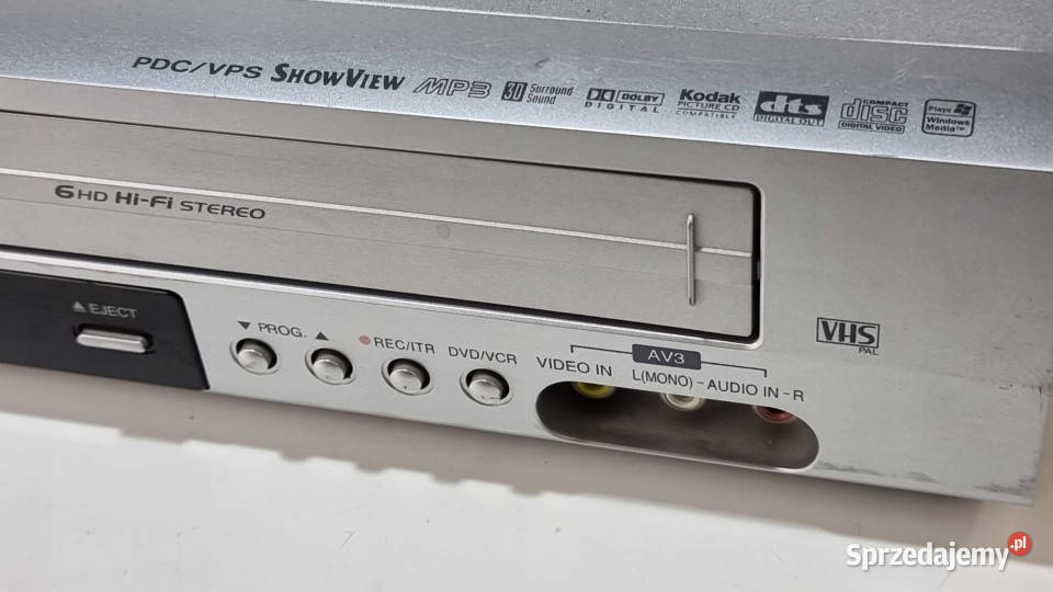 TCM 6 głowic Video magnetowid VHS DVD Międzychód