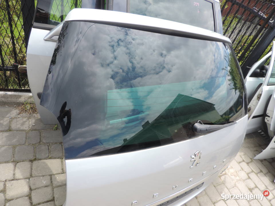 PEUGEOT 807 KLAPA TYŁ BAGAŻNIKA KOMPLETNA osobowe Części samochodowe małopolskie Nowy Sącz