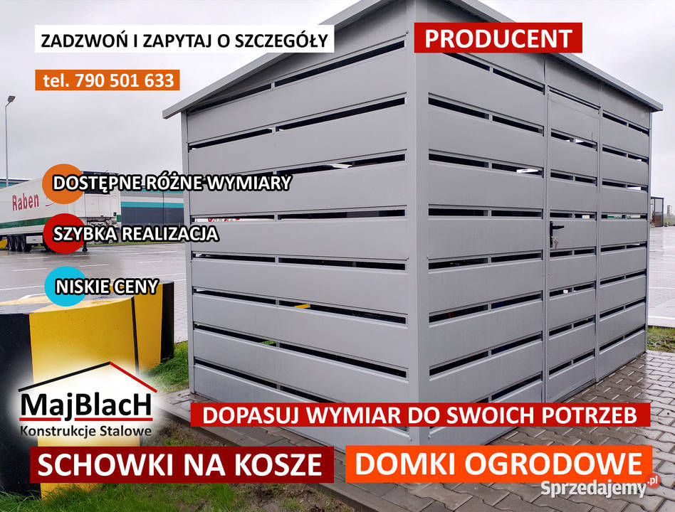 Altana Wiata Śmietnikowa Magazyn ŚMIETNIK Garwolin