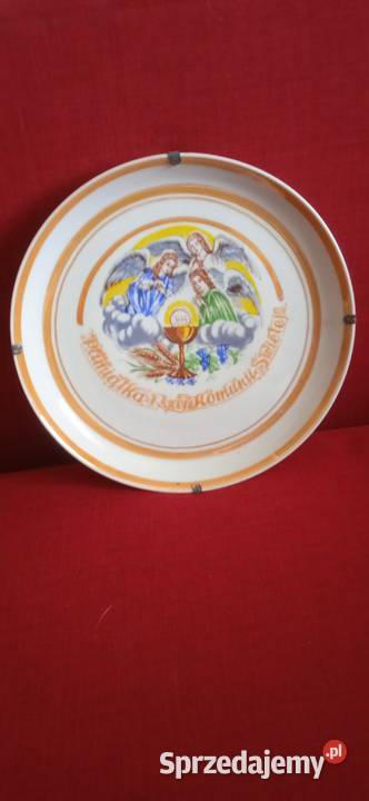 Zestaw pamiątkowy Komunijny z okresu PRL Świdnica