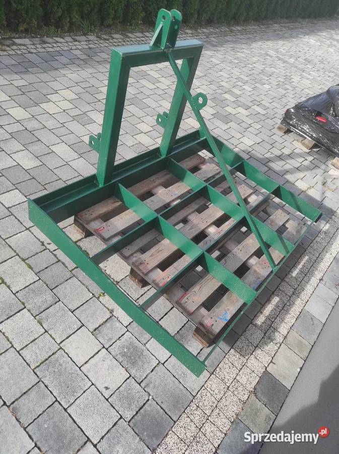 Krata równiarka niwelator do minitraktora tuż nieuszkodzony