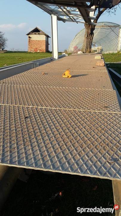 Schody metalowe kładka mostek podest dwubiegowe lubelskie Zamość