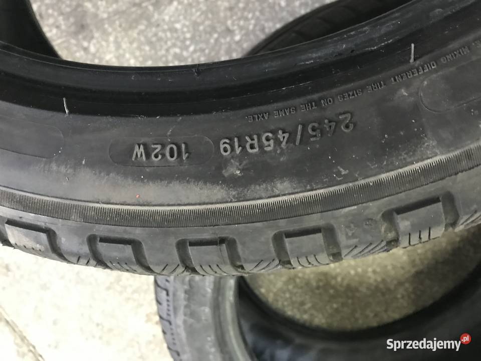 Opona zimowa michelin 24545R19 Łomża