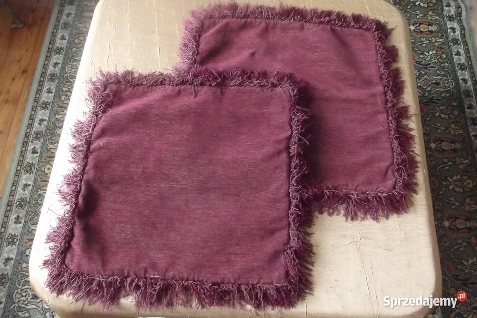 Dekoracyjne poduszki 2 bordo 4141 Piekary Śląskie