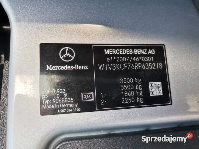 MERCEDESBENZ SPRINTER 317 CDI 2023 195000 ccm nieuszkodzony Mercedes-Benz Warszawa