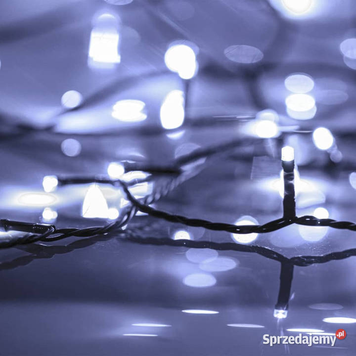 Sznur 600 lampek LED IP44 60 m zimne białe Warszawa