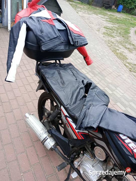 Sprzedam ładny stroj na motor rozmiar z metki 46 Łask