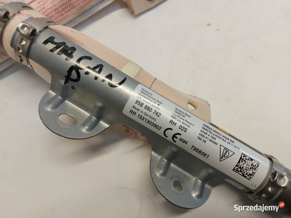 PORSCHE MACAN S 95B Poduszka powietrzna Airbag