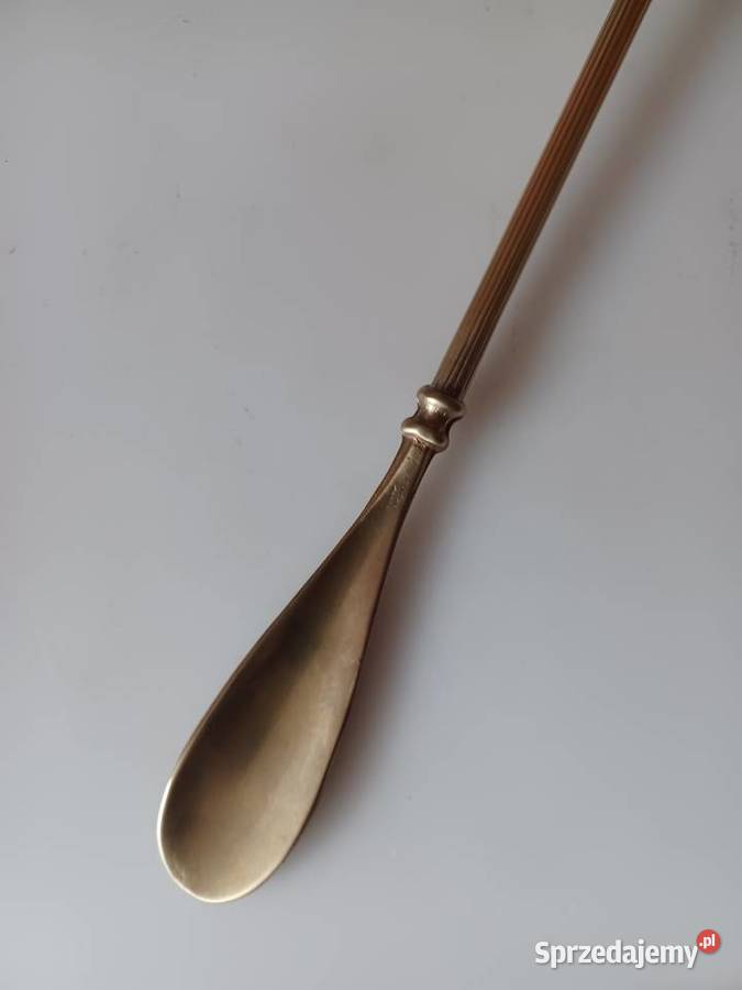 Mosiężna długa łyżka do butów Poznań