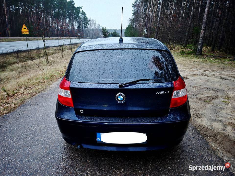 BMW 118D 2008r 2000cm3 Seria 1 Wyszogród