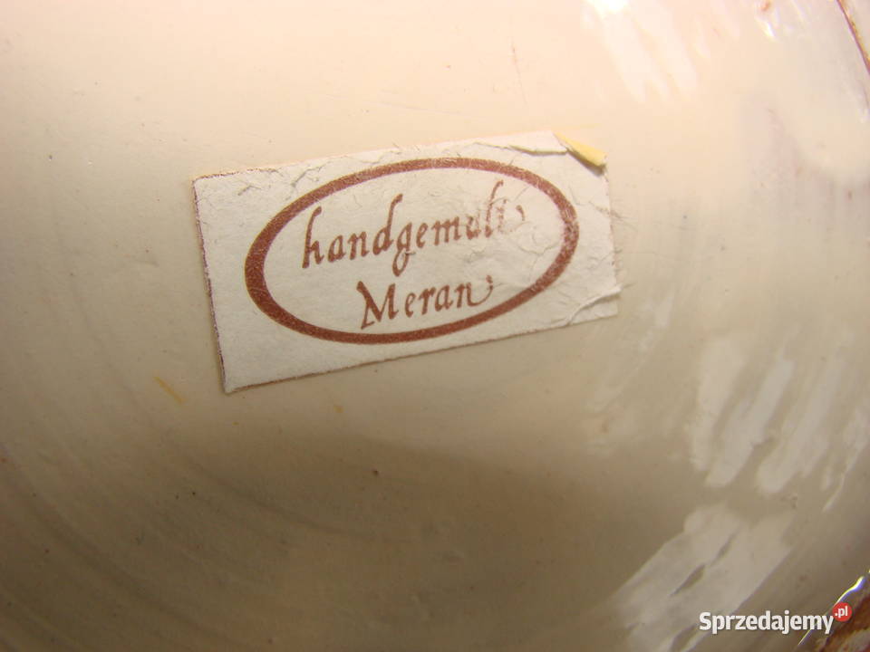 Meran stary terakotowy dzban Pruszcz Gdański