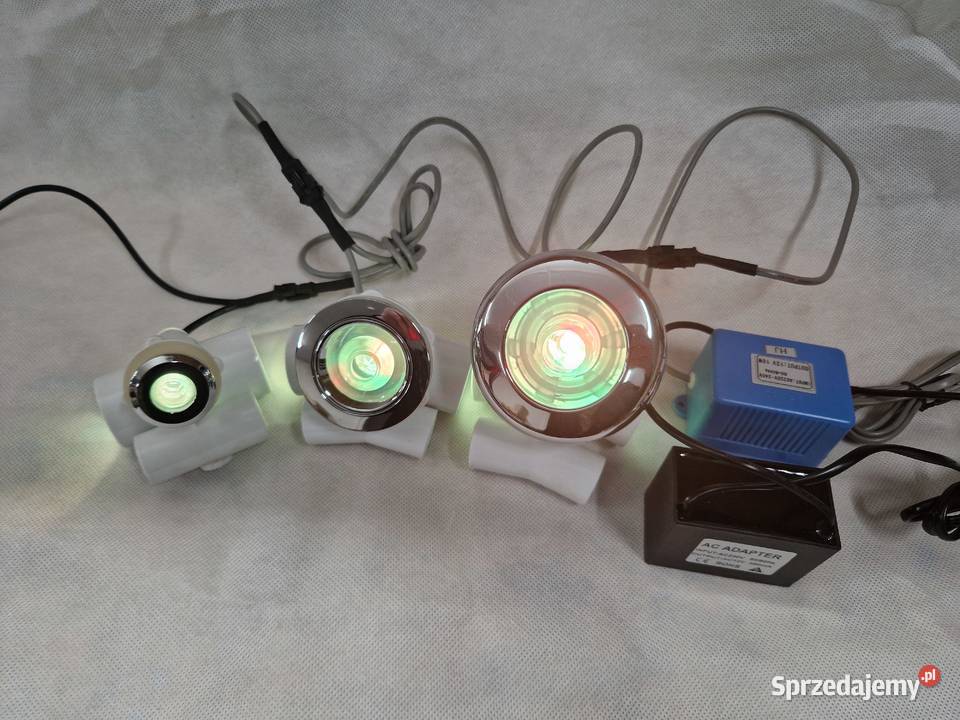 Dysza hydromasażu LED D 90mm 6 sz komplet Jacuzzi Olkusz sprzedam