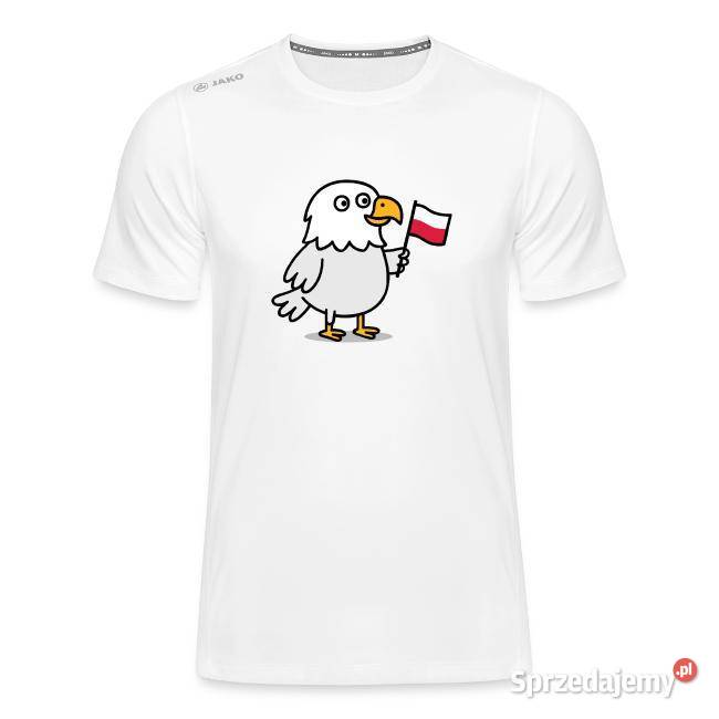 Koszulka dziecięca sportowa orzełek z flagą Kraków