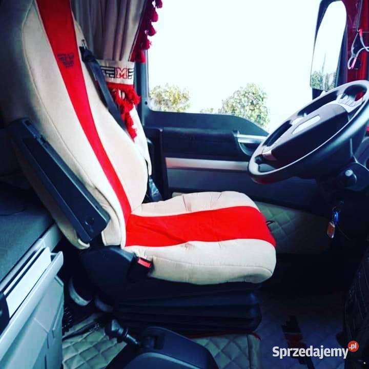 pokrowce siedzeń mercedes tir volvo scania man Łosice sprzedam