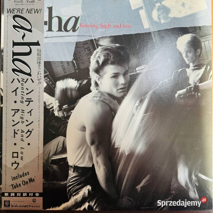 AHa Hunting High And Low EXEX Japan Obi LP 1985 małopolskie Kraków