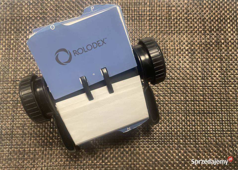 Wizytownik obrotowy na biurko firmy Rolodex Biuro wielkopolskie Poznań