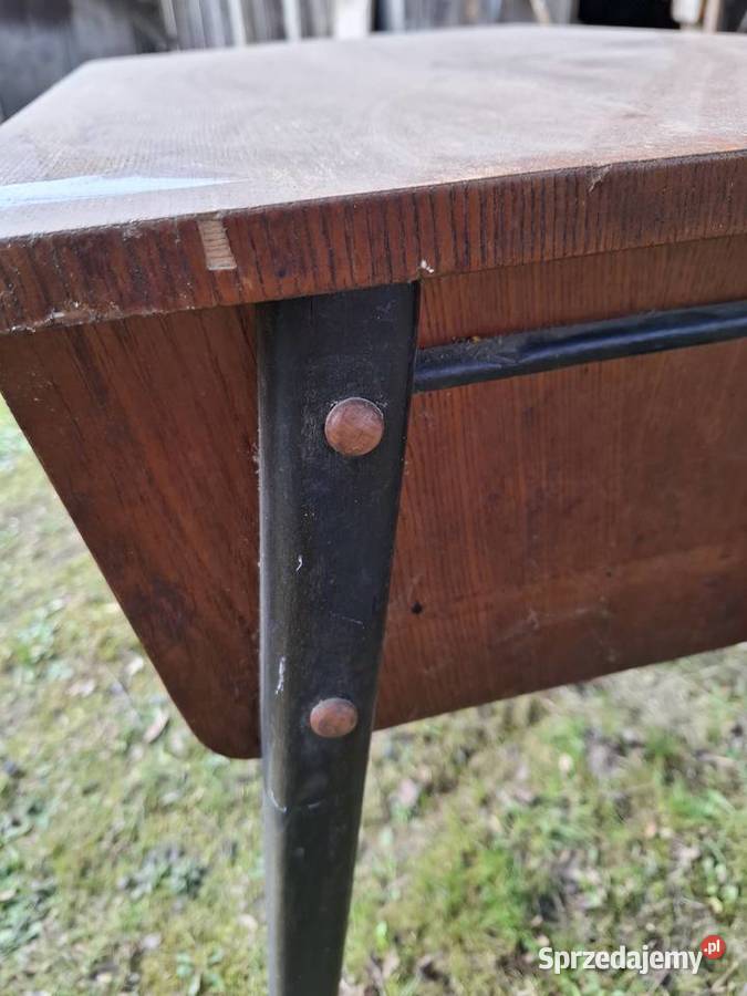 Stolik PRL patyczak 600203 A szafka RTV do 39cm Stoliki kawowe i ławy Fajsławice
