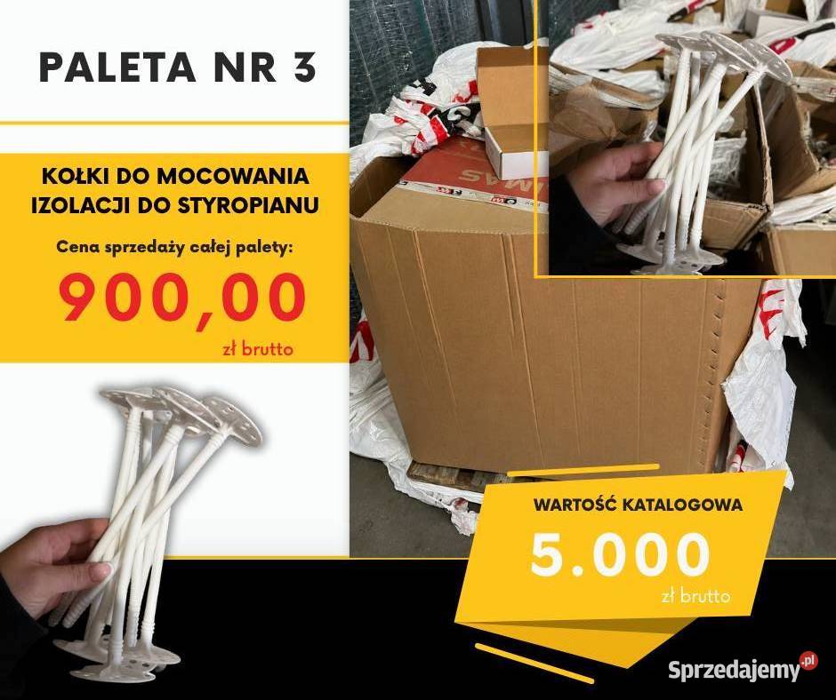 Kołki do mocowania izolacji do styropianu