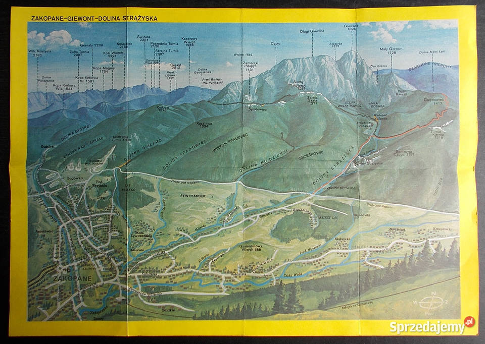 Zakopane Giewont Dolina Strążyska E Moskała małopolskie