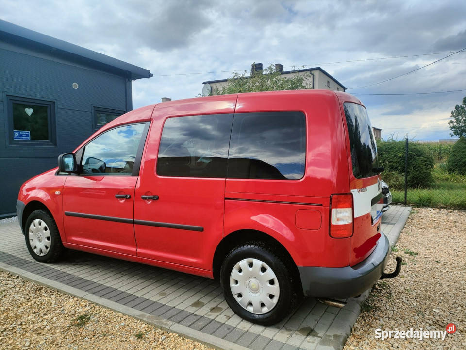 Volkswagen Caddy LIFE hak LPG klima grzane gniazdo USB Chełm Śląski