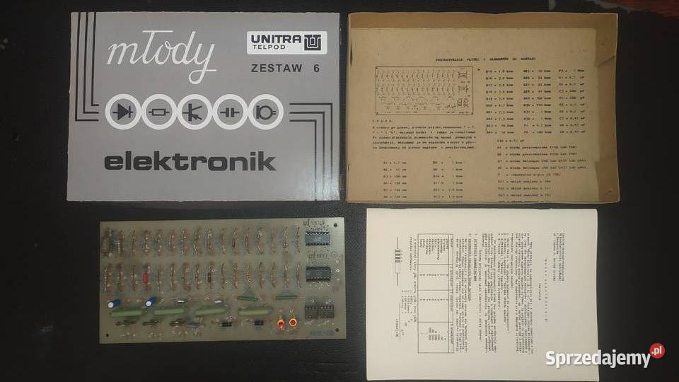 młody elektronik unitra telpod zestaw 5 i 6 łódzkie Ksawerów sprzedam