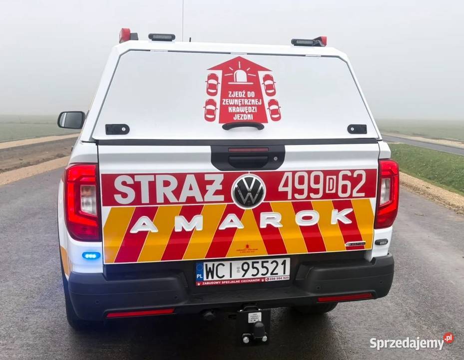Volkswagen Amarok STRAŻ Specjalny POŻARNICZY diesel Ciechanów