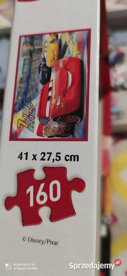 puzzle auta 3 zig zag mcqueen 160 elementów Poznań