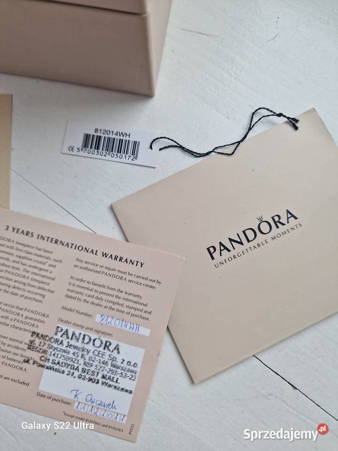 Zegarek Pandora Pure 812014WH z diamentem Skierniewice