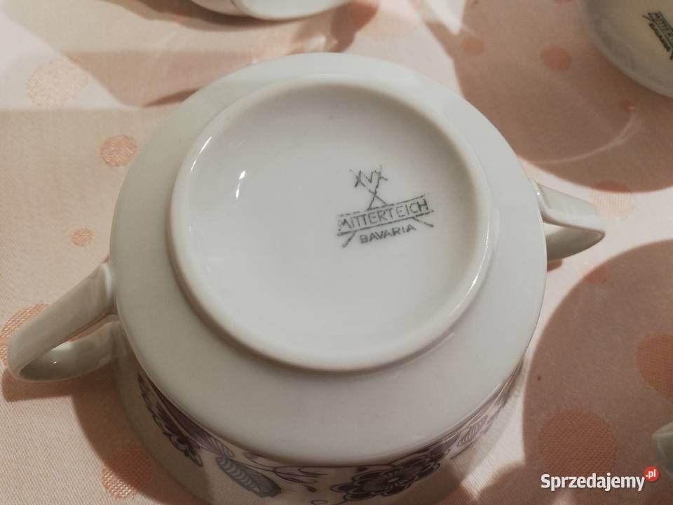 Miseczki flaczarki wzór cebulowy porcelana małopolskie Gorlice