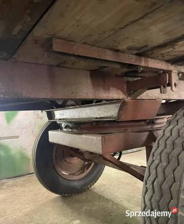 Wywrotka Przyczepa rolnicza 6 t Sterowanie łódzkie Podskarbice Szlacheckie