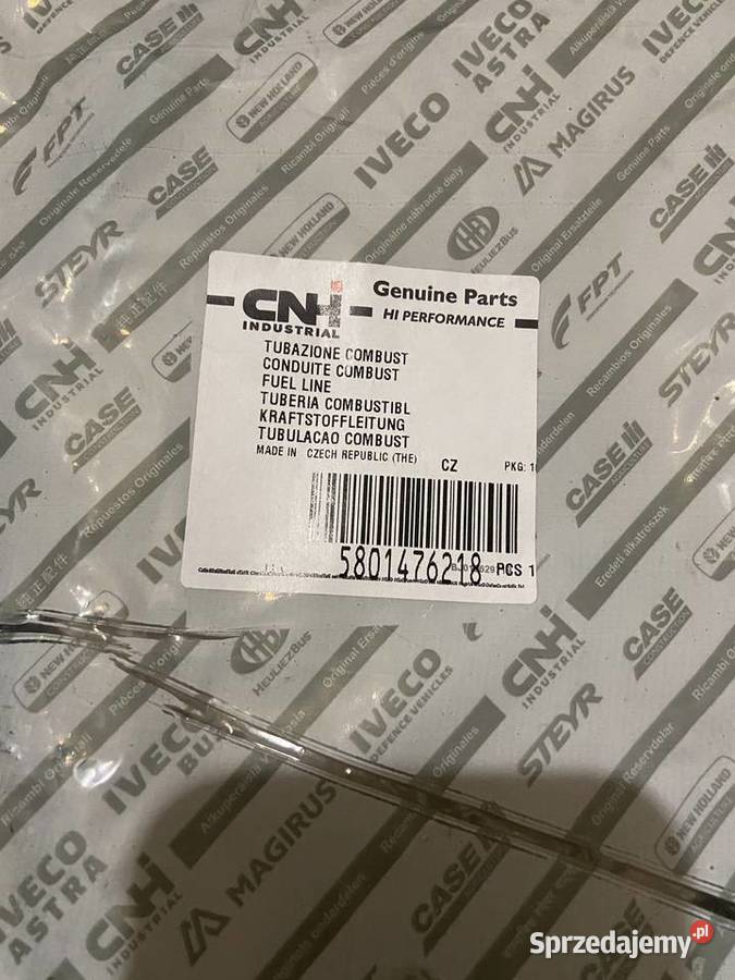 Rurka powrotu 5801476218 Farmall Quantum Kompakt nieuszkodzony mazowieckie Warszawa