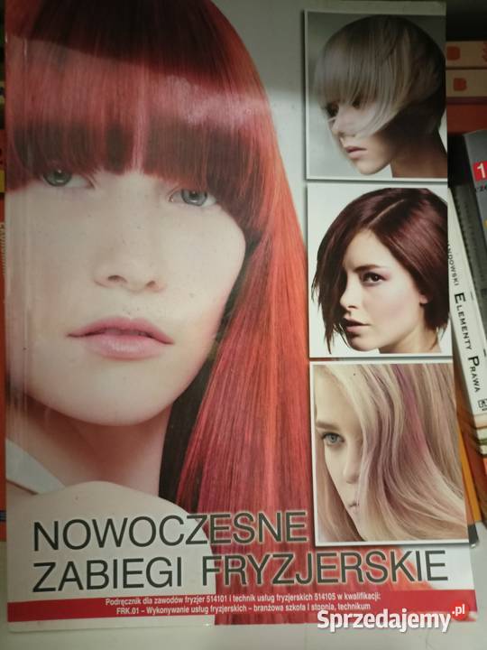 Nowoczesne zabiegi fryzjerskie książki Warszawa Rok wydania 2005