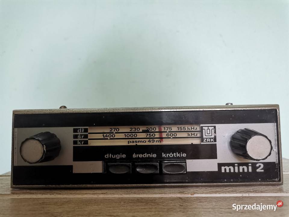 Radio samochodowe ZRK Mini 2 z lat 70 tych Radioodtwarzacze Kraków sprzedam